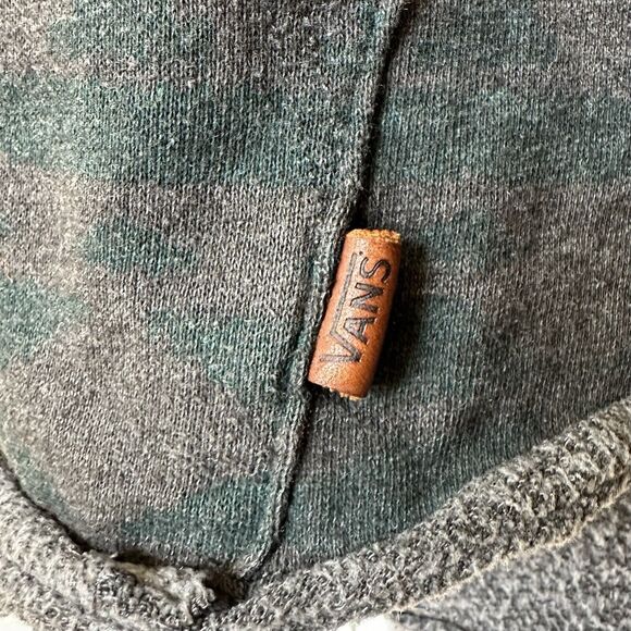 Vans Hoodie Youth Unisex XL Pullover Cross Over V Neck Long Sleeve Fair Isle - Picture 4 of 10